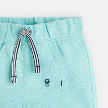 شورت صوف أزرق للأطفال الصغار