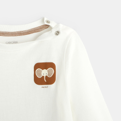 T-shirt éléphant blanc bébé...