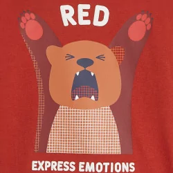 T-shirt Red expression