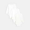 بدلة للجسم بياقة أرنب أمريكية (مجموعة من 3) باللون الأبيض عند الولادة بدلة للجسم بياقة أرنب أمريكية (مجموعة من 3) باللون الأبيض عند الولادة