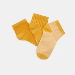 Socquettes colorées (lot de 3)