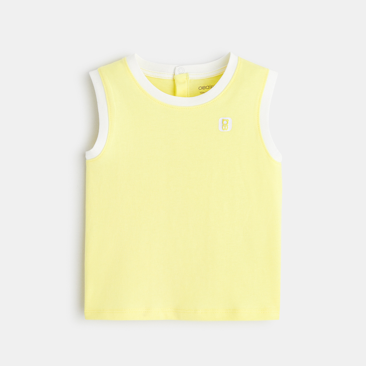 تيشيرت قطن أصفر اللون للأولاد الصغار تيشيرت قطن أصفر اللون للأولاد الصغار