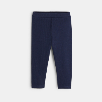 طماق زرقاء سادة للفتيات الصغيرات