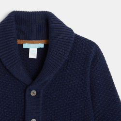 Gilet tricot chiné coton...