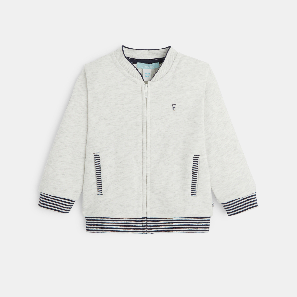 جاكيت سحاب من الصوف الناعم جاكيت سحاب من الصوف الناعم