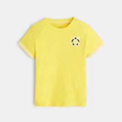 T-shirt à motif jaune bébé garçon