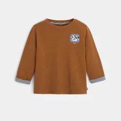 T-shirt chien marron bébé garçon