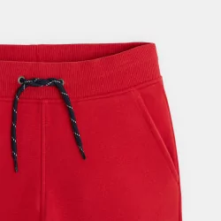Pantalon de jogging en molleton rouge garçon