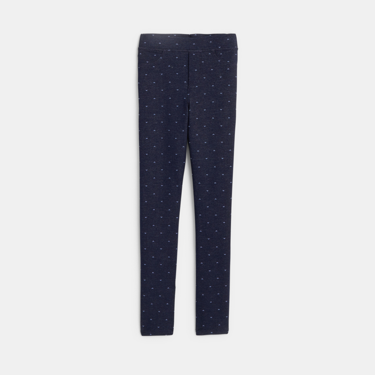 Jegging imprimé bleu fille Jegging imprimé bleu fille