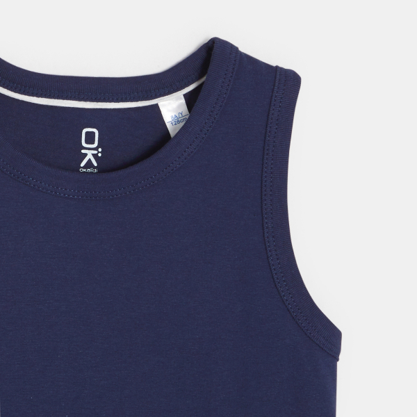 قميص بلا أكمام سادة قميص بلا أكمام سادة