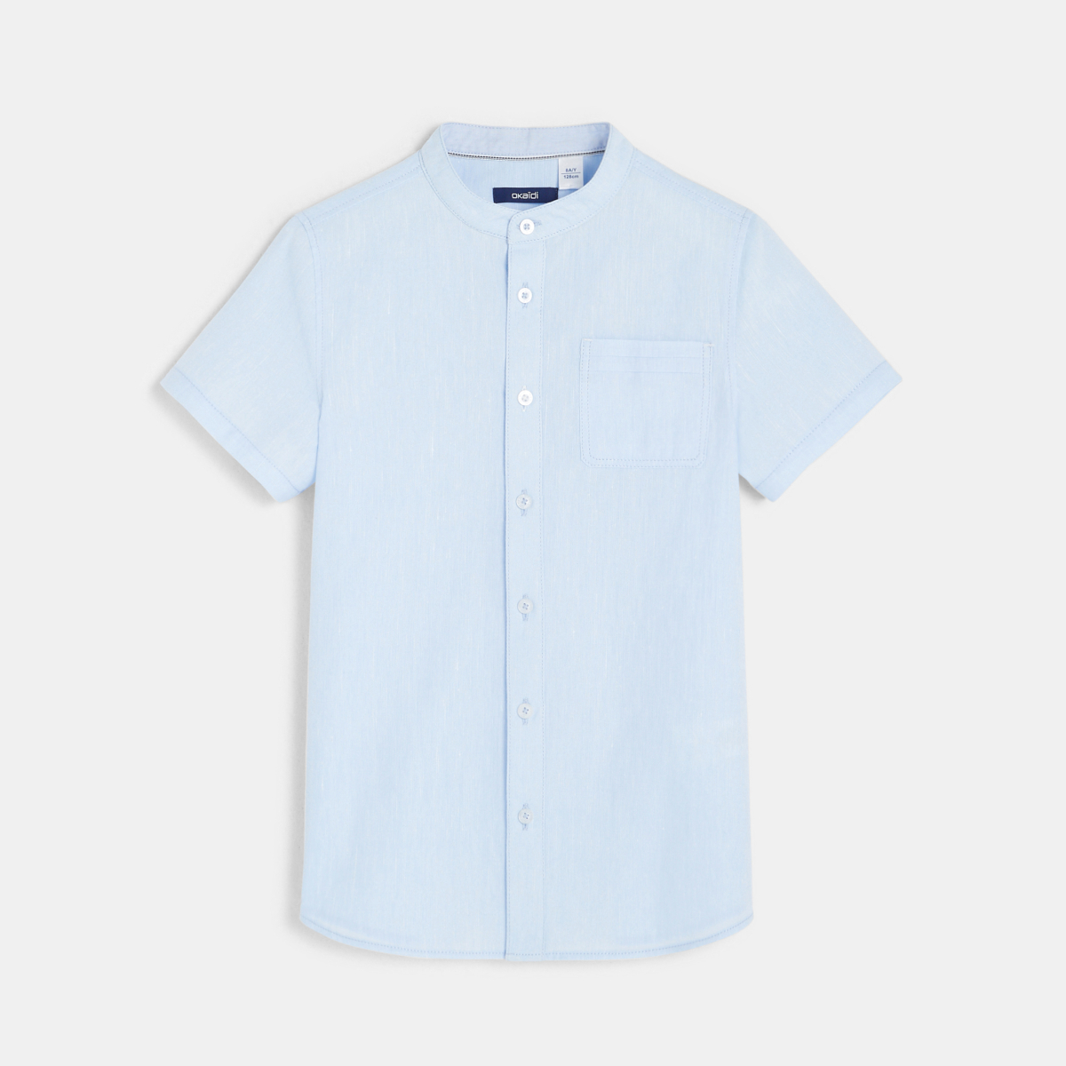 قميص صغير ياقة قائمة قميص صغير ياقة قائمة