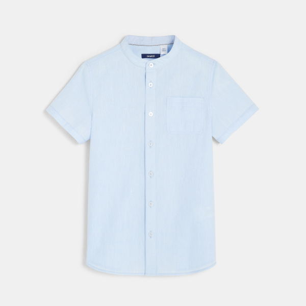 قميص صغير ياقة قائمة قميص صغير ياقة قائمة