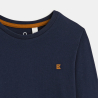 T-shirt manches longues uni bleu garçon T-shirt manches longues uni bleu garçon
