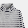 تيشيرت رمادي مخطط للأولاد تيشيرت رمادي مخطط للأولاد