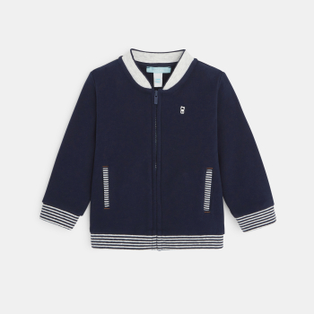 جاكيت سحاب من الصوف الناعم