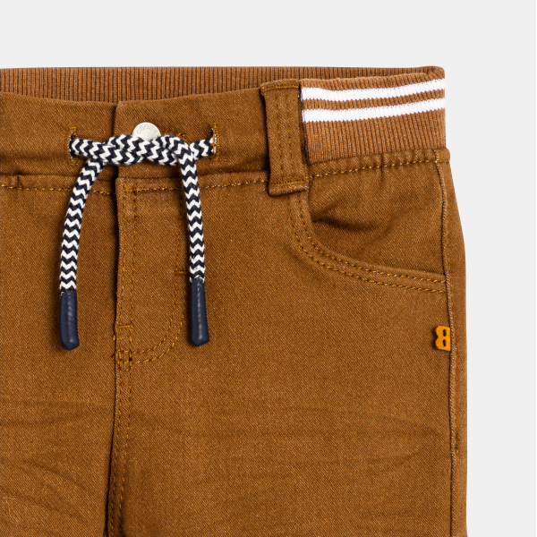 Jean denim confort ultra stretch marron bébé garçon Jean denim confort ultra stretch marron bébé garçon