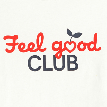 T-shirt manches courtes à message FEEL GOOD CLUB