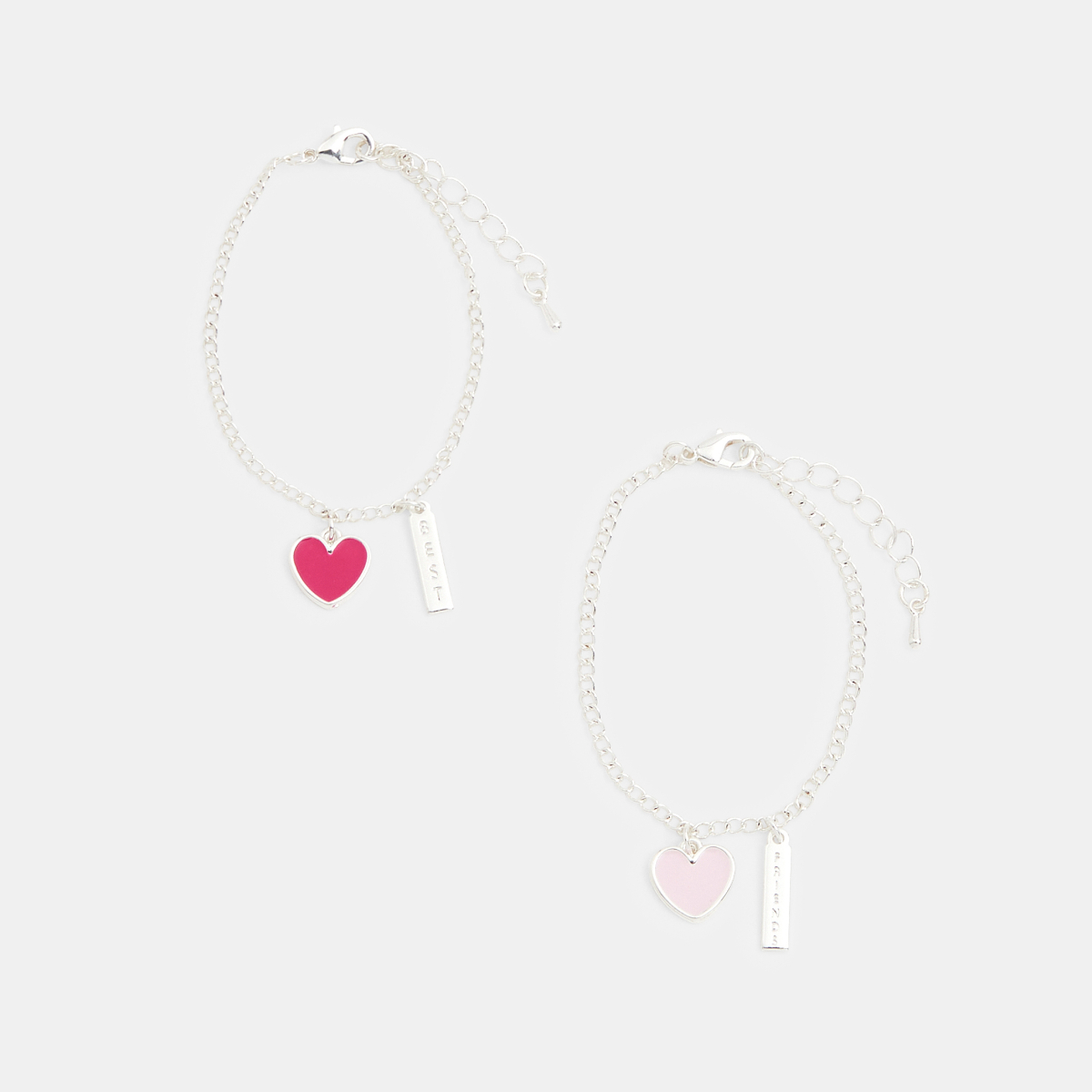 Bracelets "best friends" (lot de 2) jaune fille Bracelets "best friends" (lot de 2) jaune fille