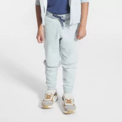 Pantalon de jogging en molleton gris garçon