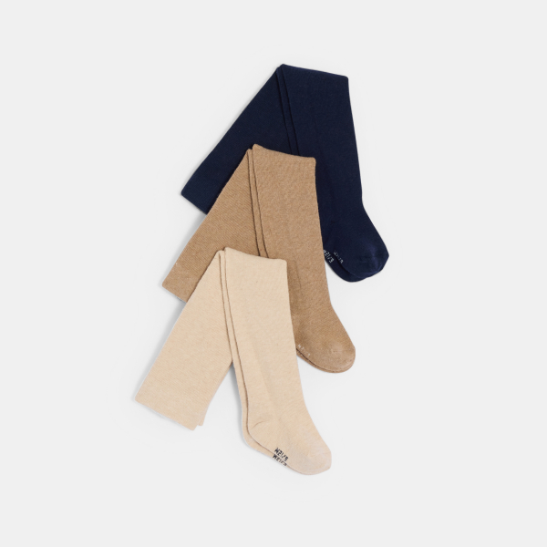 كولون جيد التدفئة سادة من قطن الجيرسيه، بناتي رُضع كولون جيد التدفئة سادة من قطن الجيرسيه، بناتي رُضع