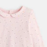 T-shirt col claudine rose bébé fille