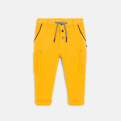 Pantalon molleton jaune bébé garçon