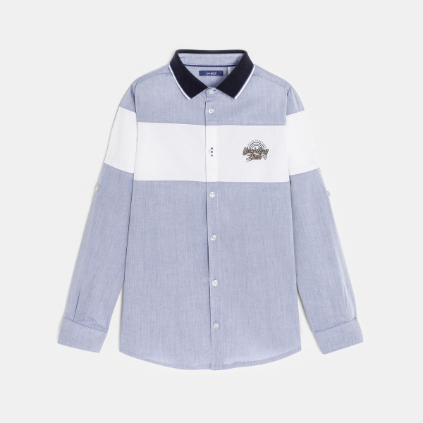Chemise chic bleu Garçon Chemise chic bleu Garçon