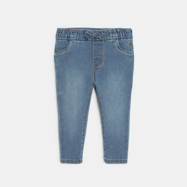 بنطال ترنج باللون الأزرق للفتيات الصغيرات بنطال ترنج باللون الأزرق للفتيات الصغيرات