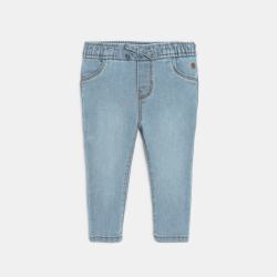 Pantalon tregging bleu bébé fille