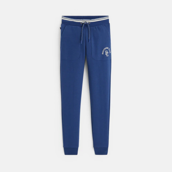 Pantalon de jogging en molleton bleu garçon