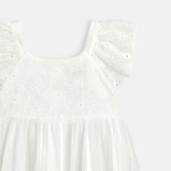 Robe chic broderie anglaise...