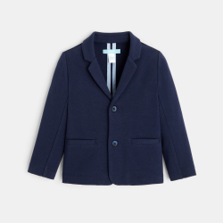 Veste souple bleu bébé garçon