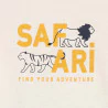 Pyjama d'été 2 pièces motif safari beige Garçon