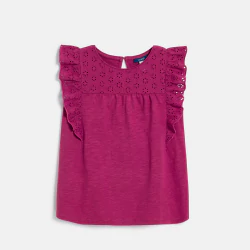 T-shirt broderie anglaise...
