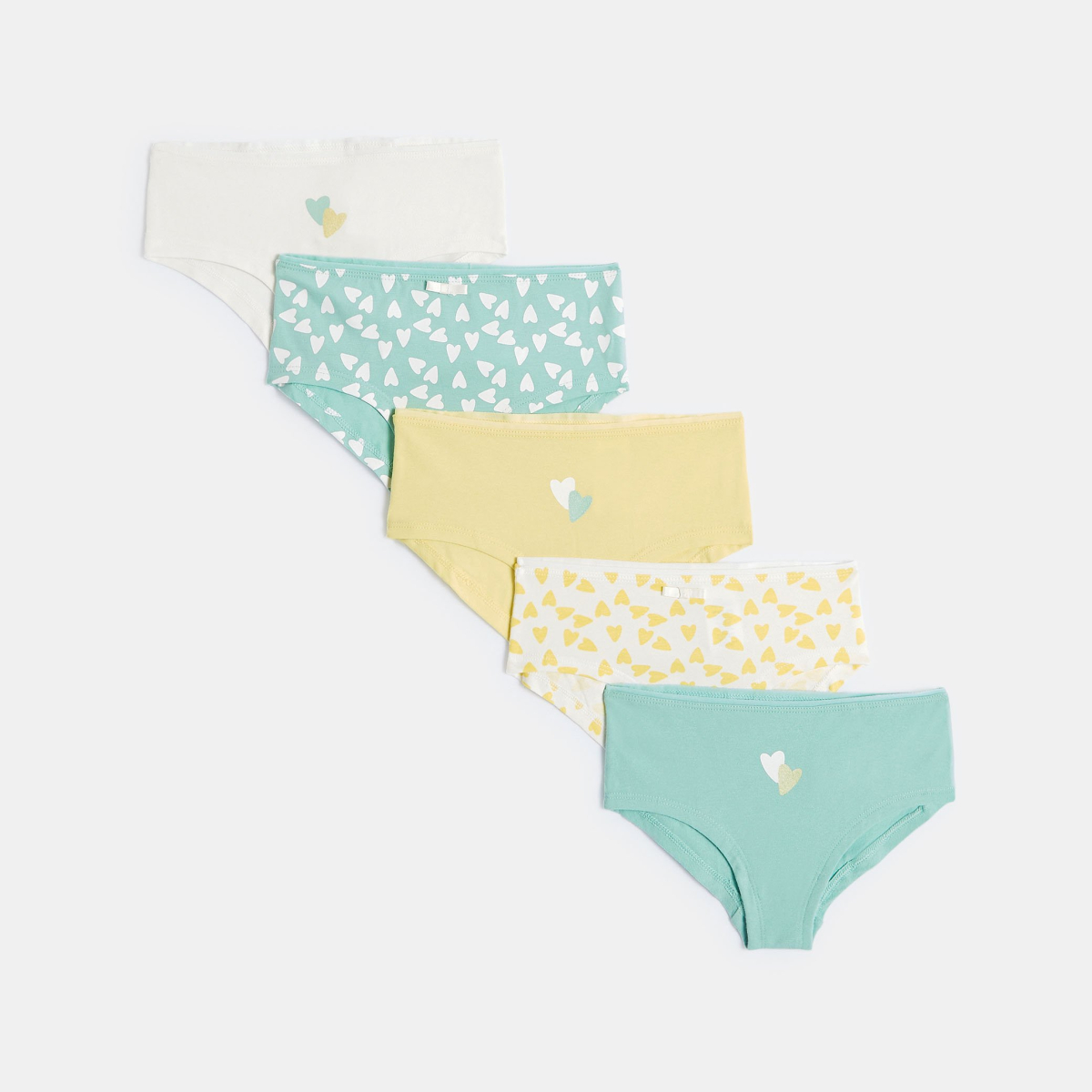 Culottes fantaisie (lot de 5) Fille Culottes fantaisie (lot de 5) Fille