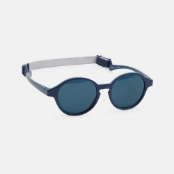 نظارات شمسية سادة، من الفئة 4، باللون الأزرق للأولاد.