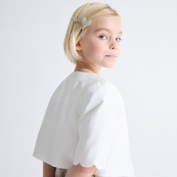 جاكيت بوليرو أوف وايت للفتيات جاكيت بوليرو أوف وايت للفتيات