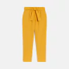 Pantalon chino uni jaune Fille