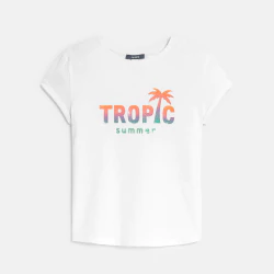 T-shirt message tropic...