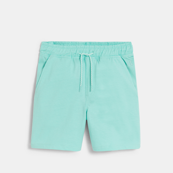 شورت برمودا قطن باللون الأزرق للأولاد شورت برمودا قطن باللون الأزرق للأولاد