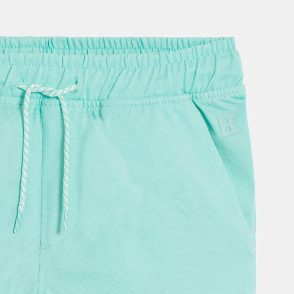 شورت برمودا قطن باللون الأزرق للأولاد شورت برمودا قطن باللون الأزرق للأولاد