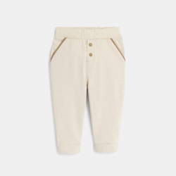 Pantalon jersey léger beige...