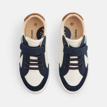 Baskets street basses bleu garçon