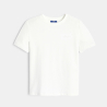 T-shirt basique uni blanc Fille T-shirt basique uni blanc Fille