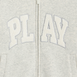 Teddy en molleton gris Fille