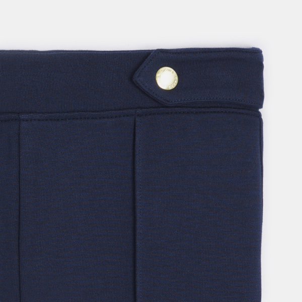 قماط أنيق من جيرسي ميلانو باللون الأزرق للفتيات قماط أنيق من جيرسي ميلانو باللون الأزرق للفتيات