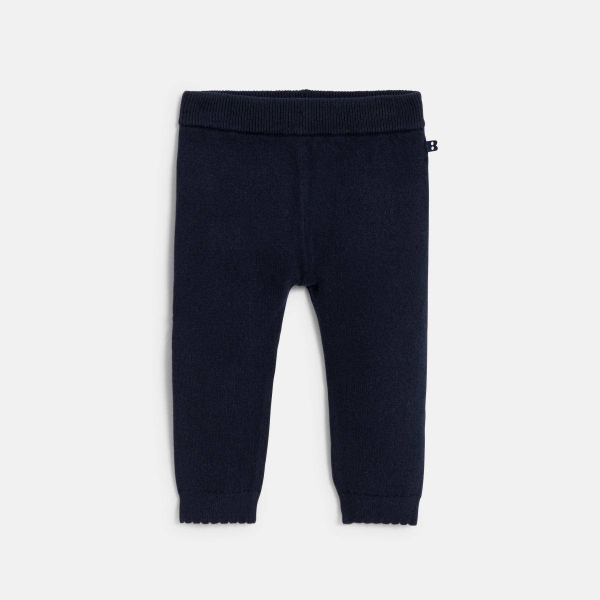 طماق منسوج من الصوف الناعم المنقط باللون الأزرق للفتيات الرضع طماق منسوج من الصوف الناعم المنقط باللون الأزرق للفتيات الرضع