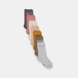 جوارب مع رسالة (مجموعة من7 قطع)