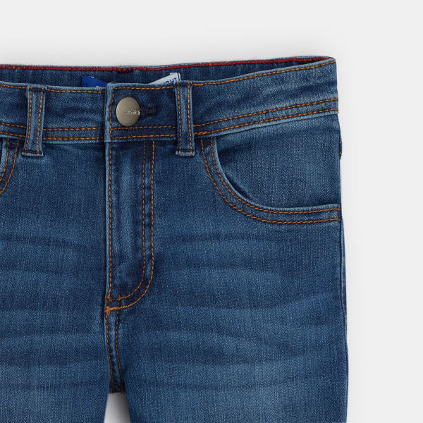 Jean droit ultra-résistant bleu Garçon Jean droit ultra-résistant bleu Garçon