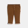 Pantalon velours côtelé souple marron bébé garçon Pantalon velours côtelé souple marron bébé garçon